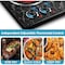 Cusimax Electric Double Hot Plate, Infrared Ceramic Electric Cooktopl, Black Marble CMIP-C180-BS - alternate 4